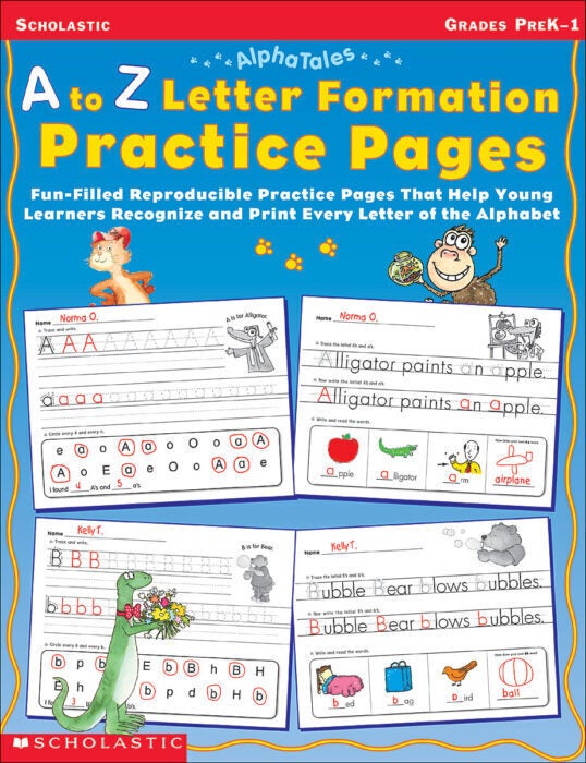 AlphaTales: A to Z Letter Formation Practice Pages | Teachables ...