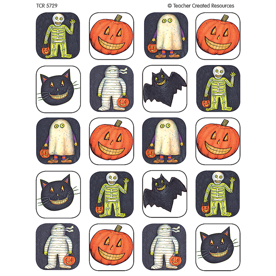 Halloween stickers from susan winget teachables educational supply store
