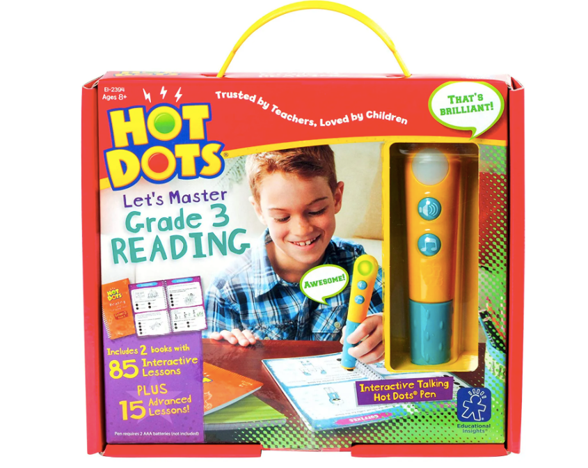 Hot Dots Jr. Grade 1 Math Set w/ Pen by Educati onal Insights 